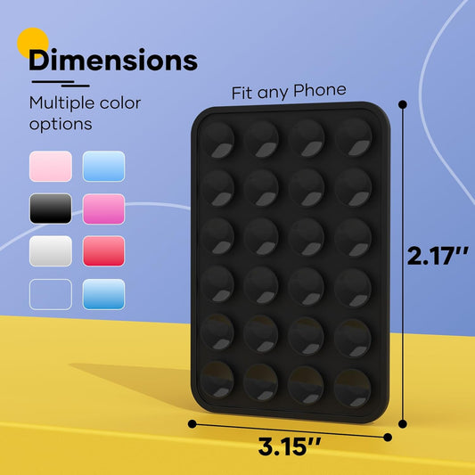 Silicone Sticky Phone Grip Suction Mount