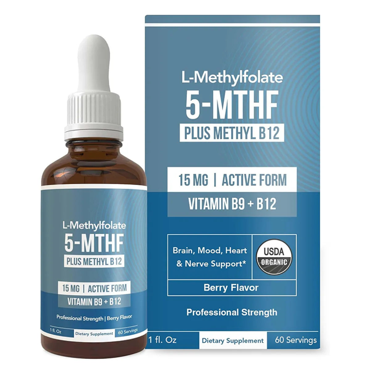 L-Methyl Folate + B12 Drops