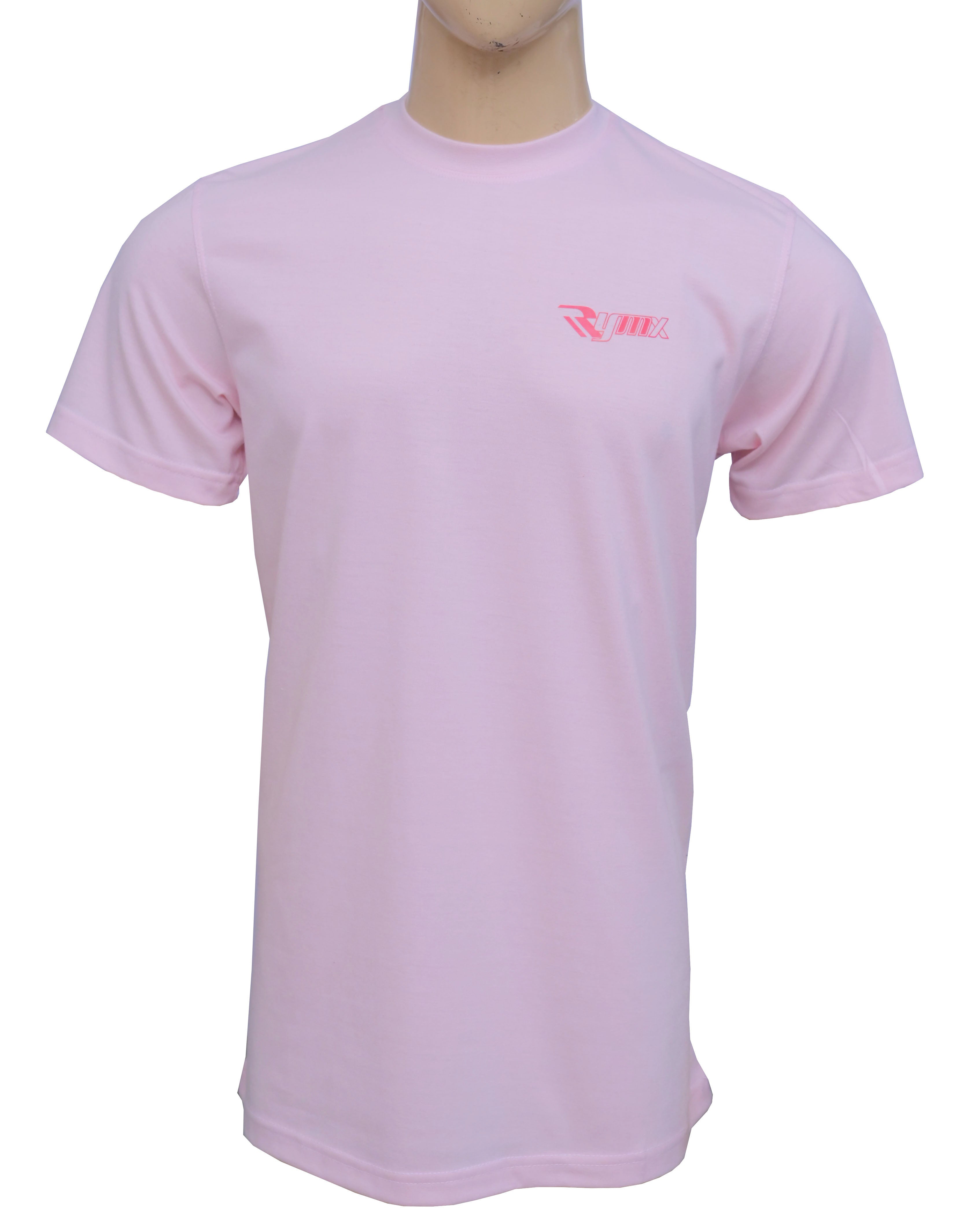 RYMX Men T-Shirt – 100% Cotton, Short Sleeve, Casual Slim Fit, Breathable