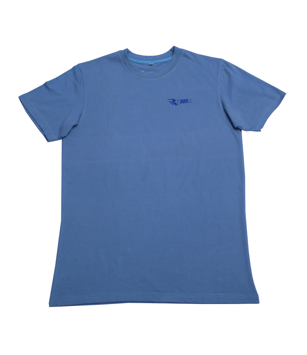 RYMX Men T-Shirt – 100% Cotton, Short Sleeve, Casual Slim Fit, Breathable