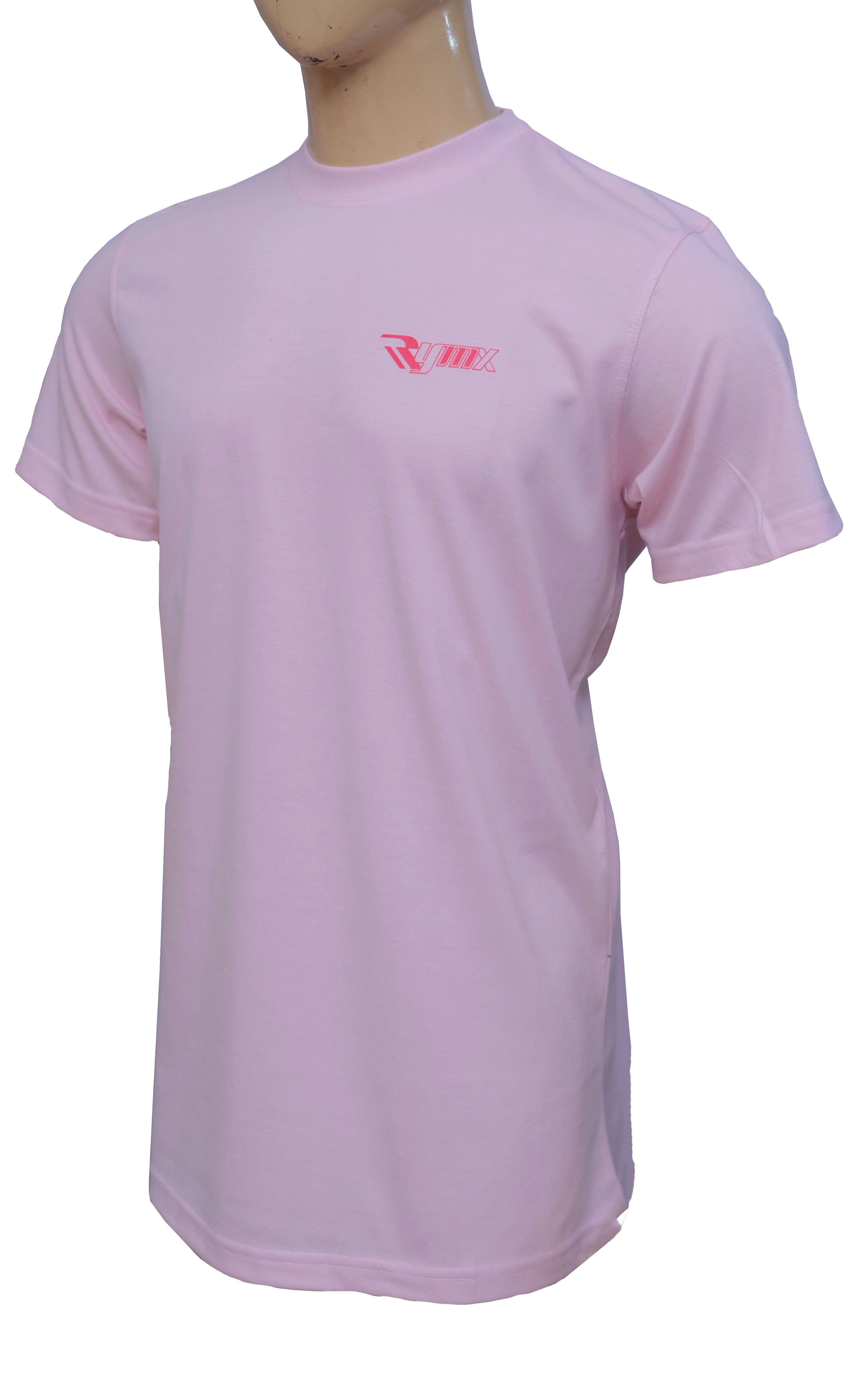 RYMX Men T-Shirt – 100% Cotton, Short Sleeve, Casual Slim Fit, Breathable