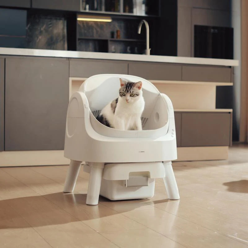 Autoscooper Open-Top Odorless Cat Litter Box