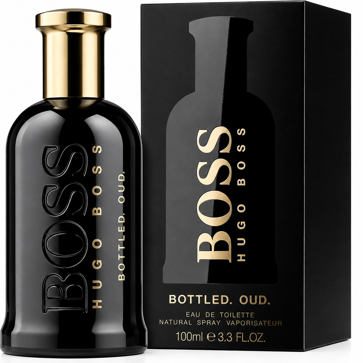 Hugo Boss Bottled Oud Eau de Toilette for Men 100ml / 3.3 fl oz – Warm Woody Luxury Fragrance
