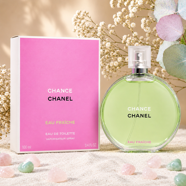 CHANEL Chance Eau Fraîche Eau de Toilette Spray for Women 3.4 oz / 100ml – Fresh Citrus Floral Fragrance