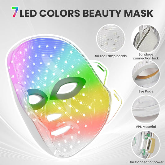 7-in-1 LED Facial Skin Care Mask