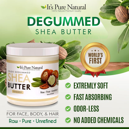 Luxurious Crude & Degumed Shea Butter- Natures Ultimate Skin Nourisher
