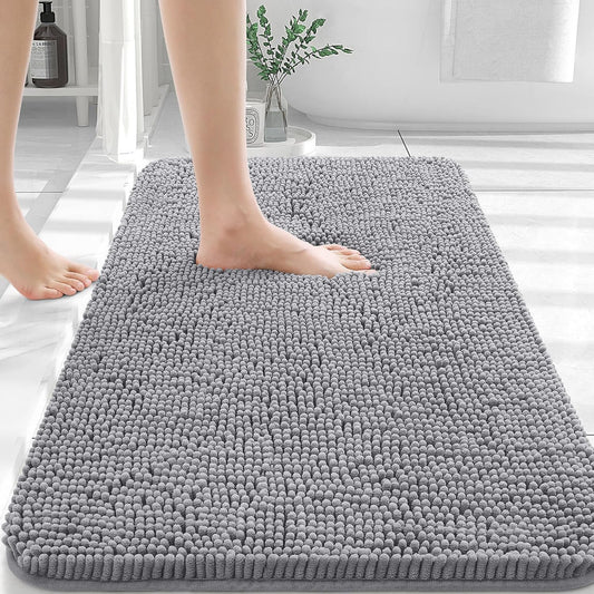 30x20 Soft Absorbent Chenille Bath Rug