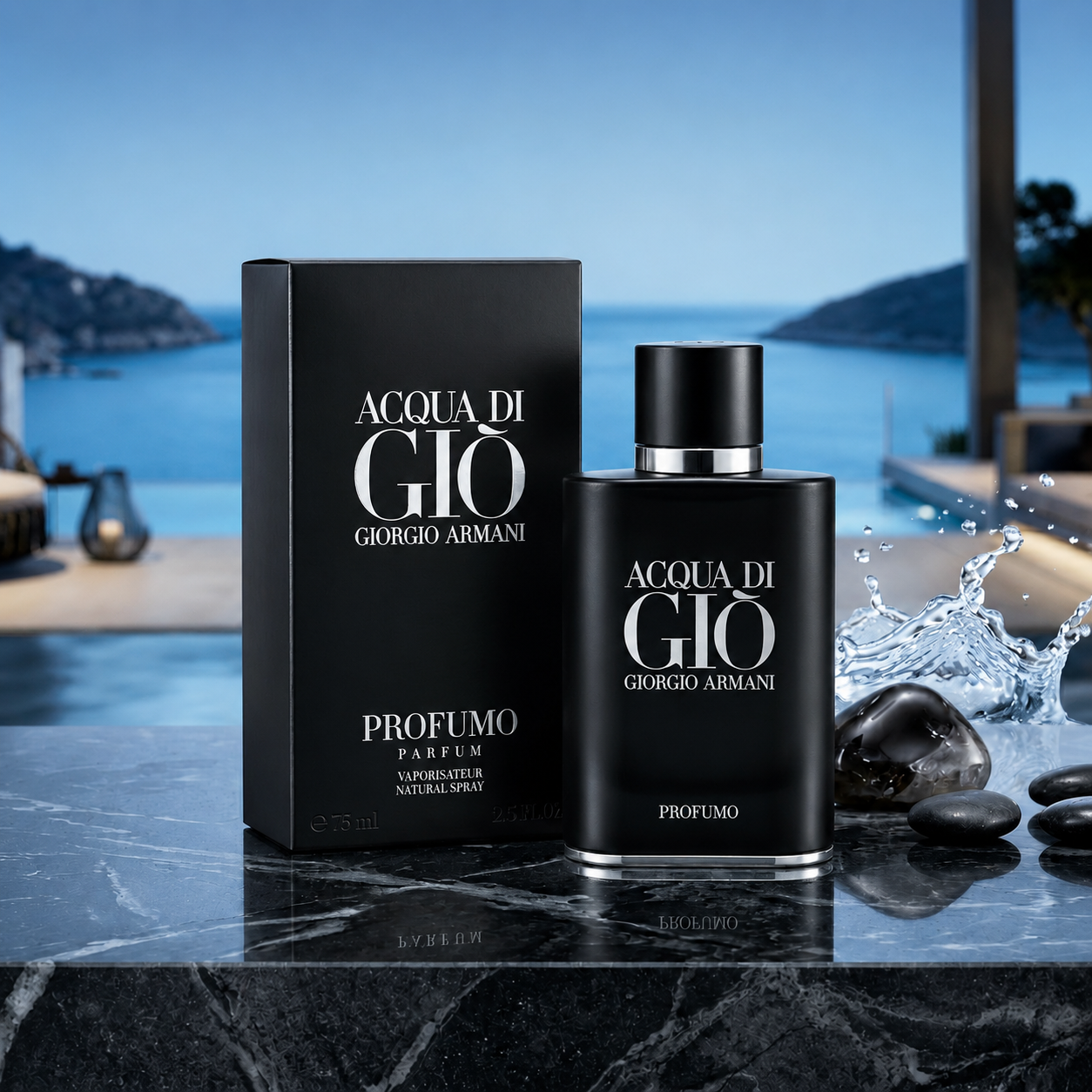 Giorgio Armani Acqua Di Giò Profumo Parfum for Men – Long Lasting Luxury Fragrance