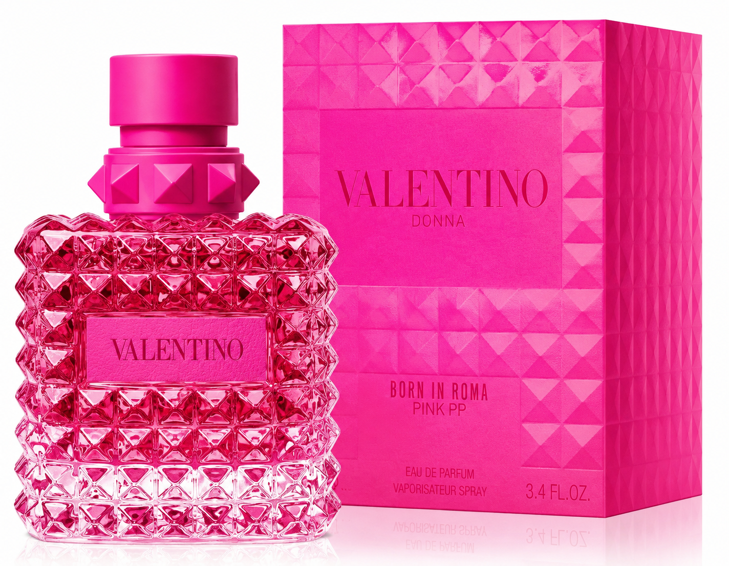Valentino Donna Born In Roma Pink PP Eau de Parfum Spray for Women 3.4 oz / 100ml