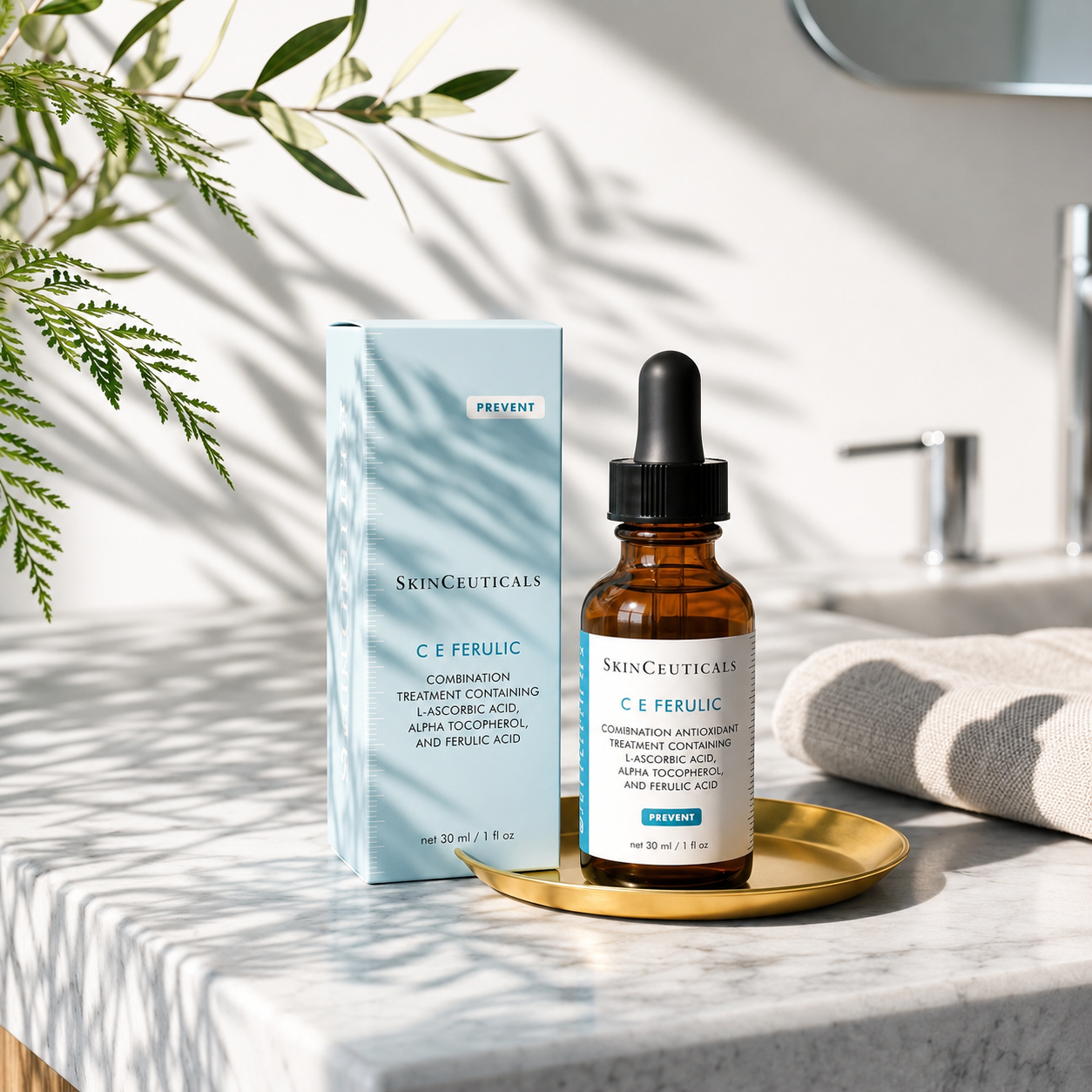 SkinCeuticals C E Ferulic Antioxidant Vitamin C Face Serum | 30 ml / 1 fl oz