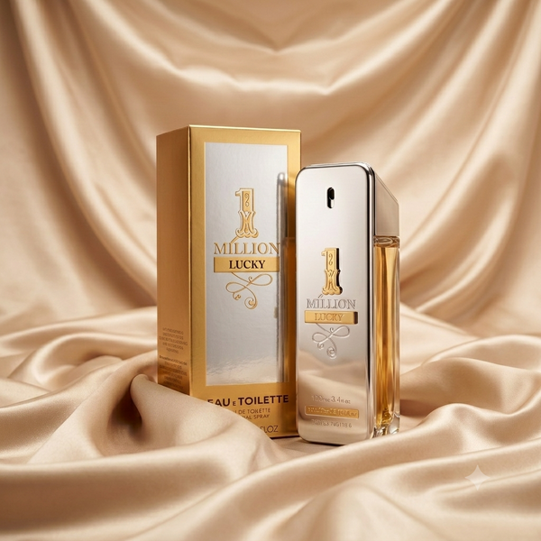 Rabanne 1 Million Lucky Eau de Toilette Spray for Men 3.4 oz / 100 ml