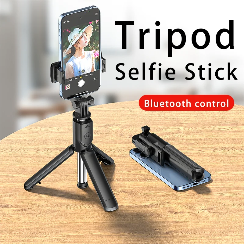 Bluetooth Wireless Selfie Stick with Tripod - Extendable Monopod & Remote Shutter