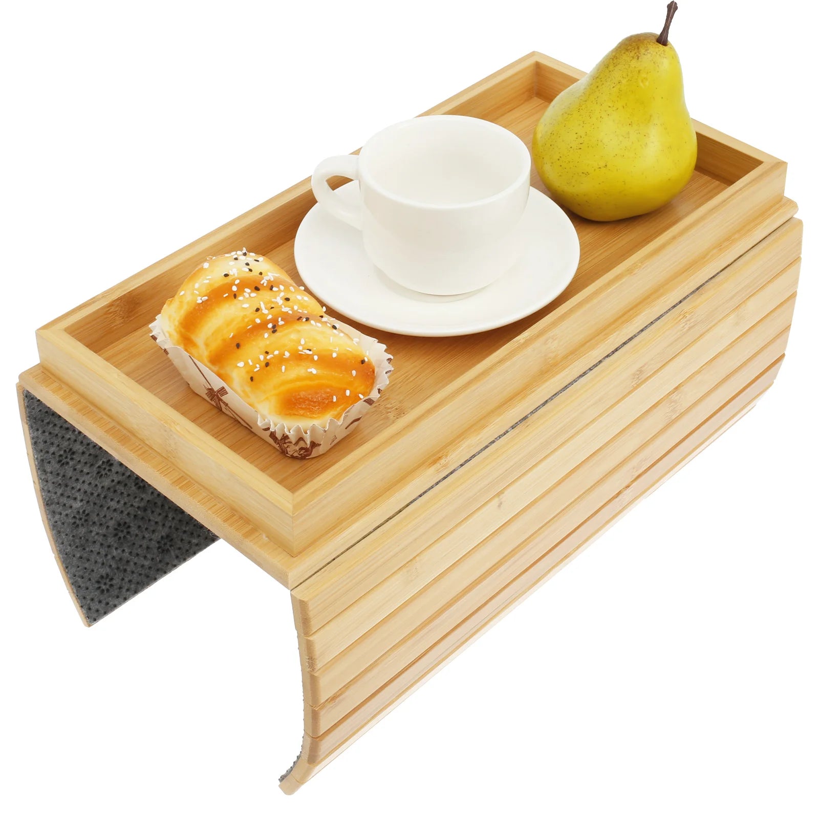 SipEase™ Wooden Couch Cup Holder – Spill-Free Relaxation