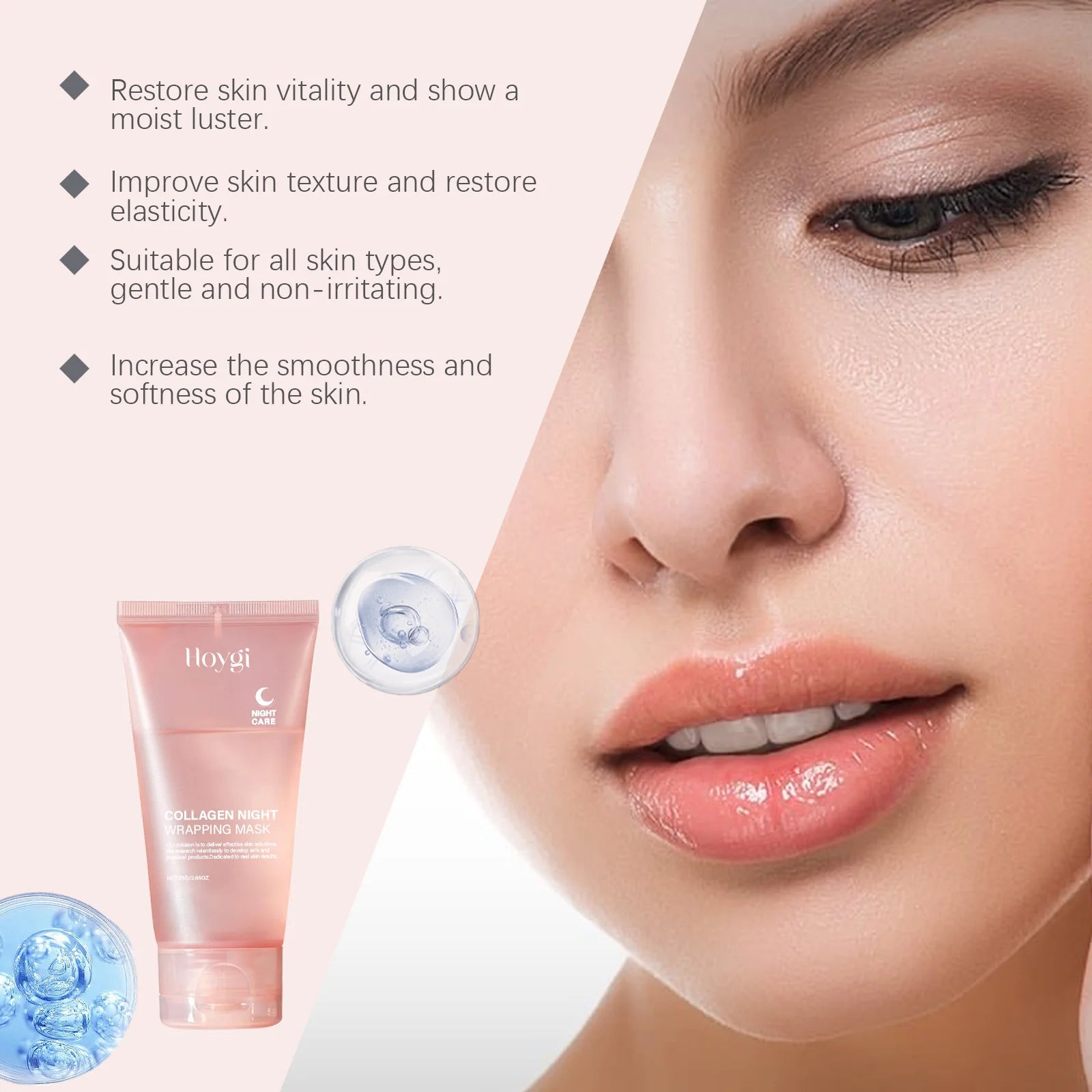 GlowWrap™ Collagen Night Mask 🌙✨ Wake Up Radiant