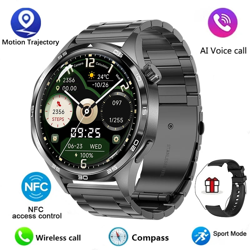 Paearofero - GT5 Pro Smartwatch With HD Display & AI Assist