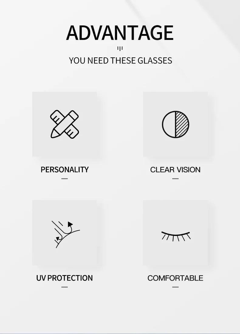 Square Vintage Fashion Sunglasses