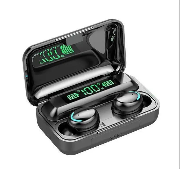 F9 Wireless Bluetooth Headphones with TWS Waterproof Earbuds and Case