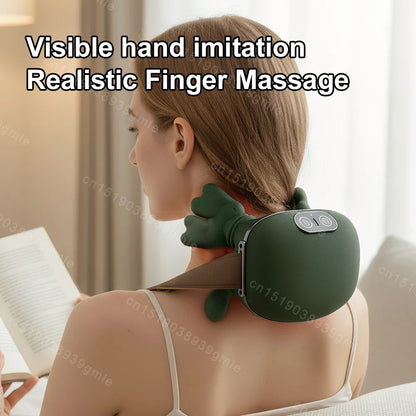 3D Shiatsu Deep-Kneading Neck Massager – Relieve Tension & Stress in Minutes!