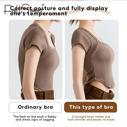 AlignLift™ – Front-Close Posture Bra with Cross-Back Support 💪