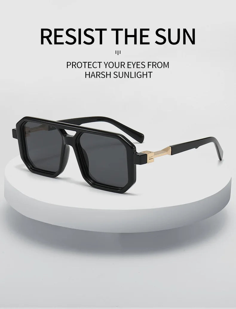 Square Vintage Fashion Sunglasses