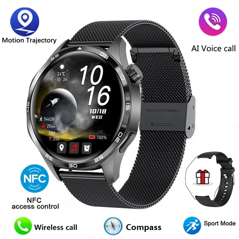Paearofero - GT5 Pro Smartwatch With HD Display & AI Assist