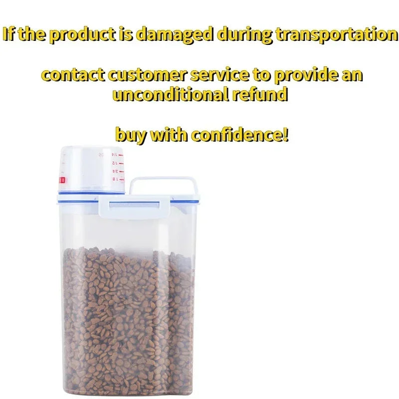 Pet Luxury Store™ -  Food Plastic Storage Tank