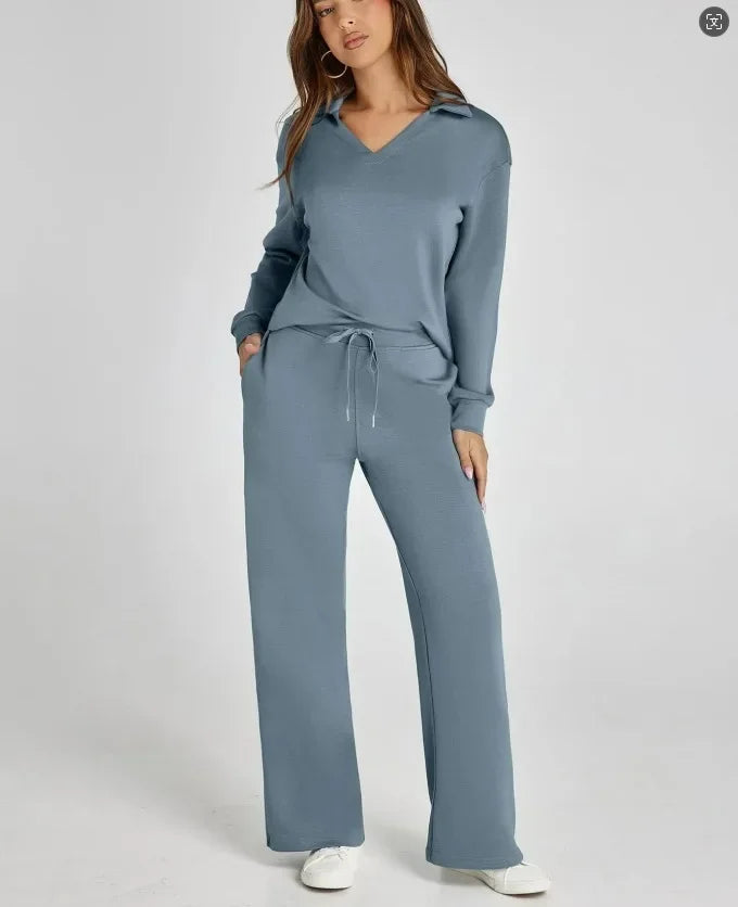 BreezeFlex™ – Wrinkle-Free Fall Lounge Set
