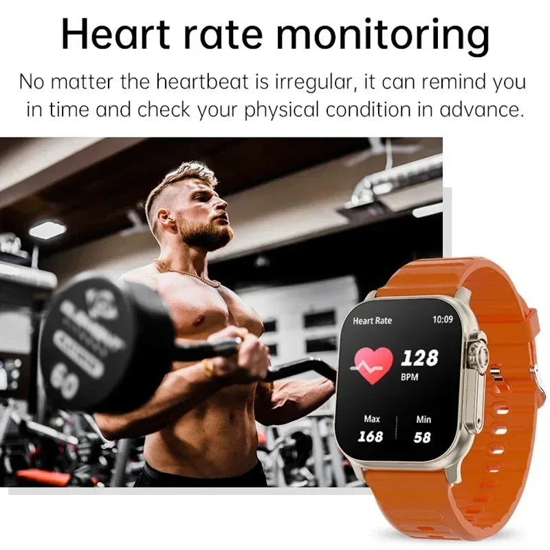 T900 Ultra Smartwatch – Bluetooth Calling, Message Alerts Heart Rate Monitor Sports Watch