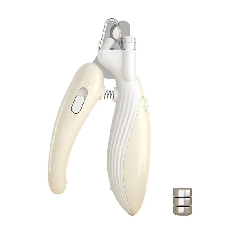 Pet Nail Clippers Dog Nail Clippers Cat Nail Clippers LED Electric Nail Grinder Pet Supplies LED Light Pet Nail Clippers