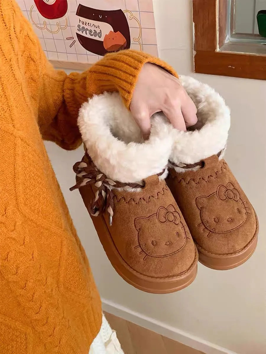 Hello Kitty Snow Sherpa Boots