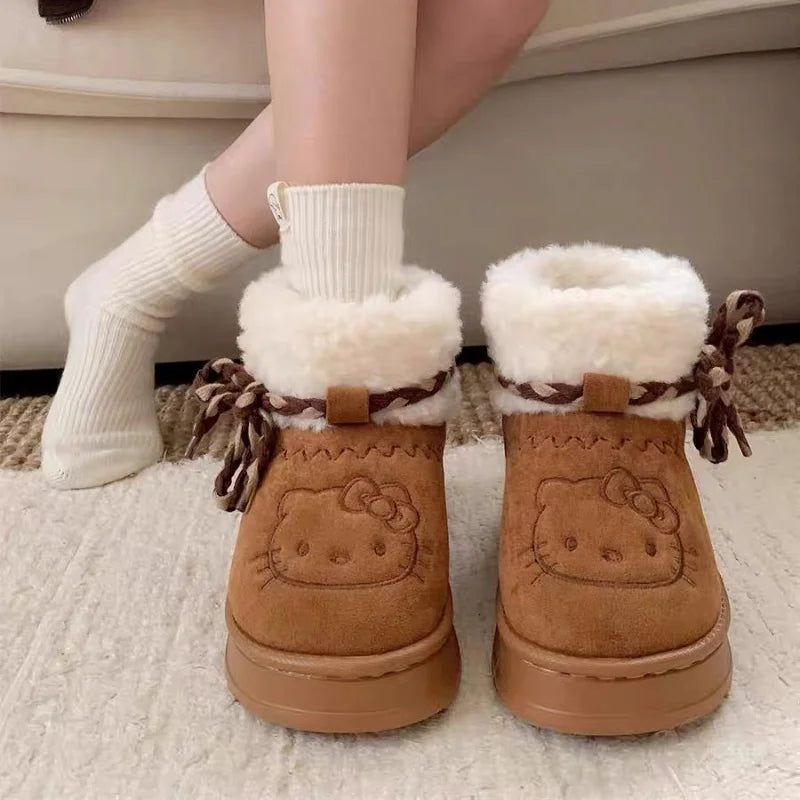 Hello Kitty Snow Sherpa Boots
