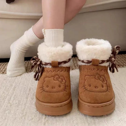 Hello Kitty Snow Sherpa Boots