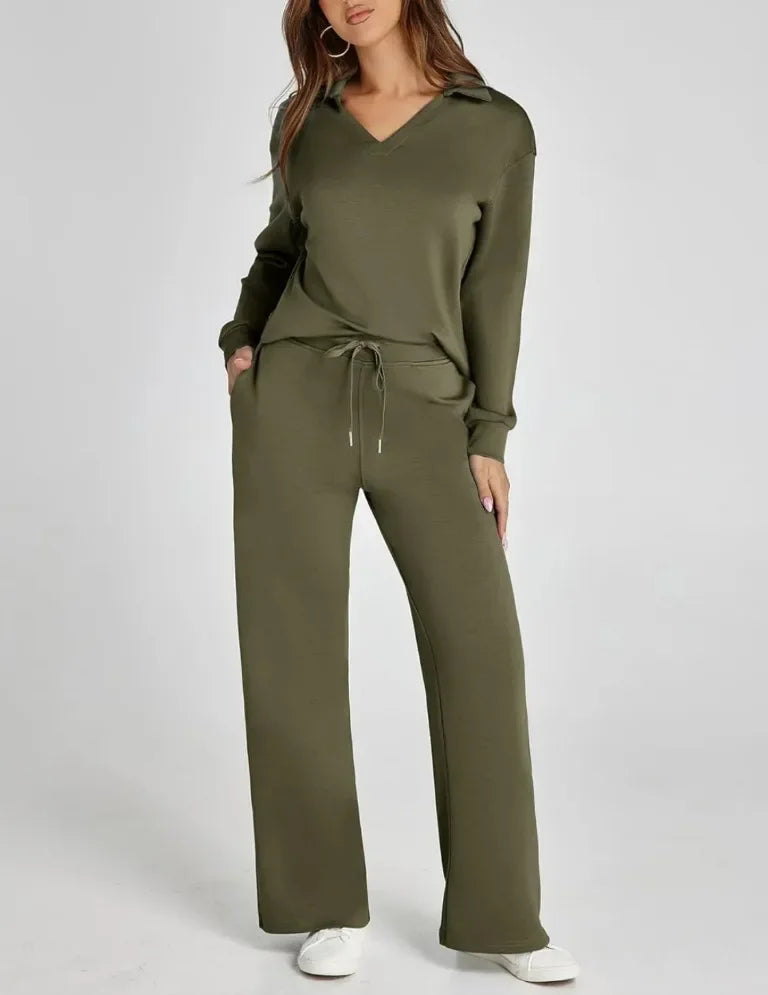 BreezeFlex™ – Wrinkle-Free Fall Lounge Set