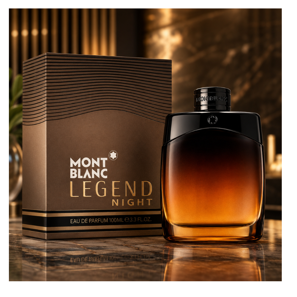 Montblanc Legend Night Eau de Parfum Spray 3.4 oz (100ml) for Men – New Sealed