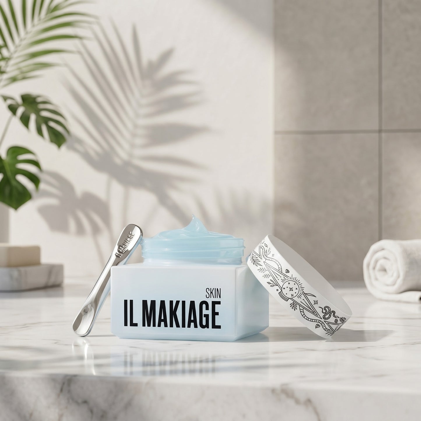 IL MAKIAGE Power Cream Recharge Anti-Aging Moisturizer Fragrance-Free with Peptides & Hyaluronic Acid 1.69 fl oz / 50 ml