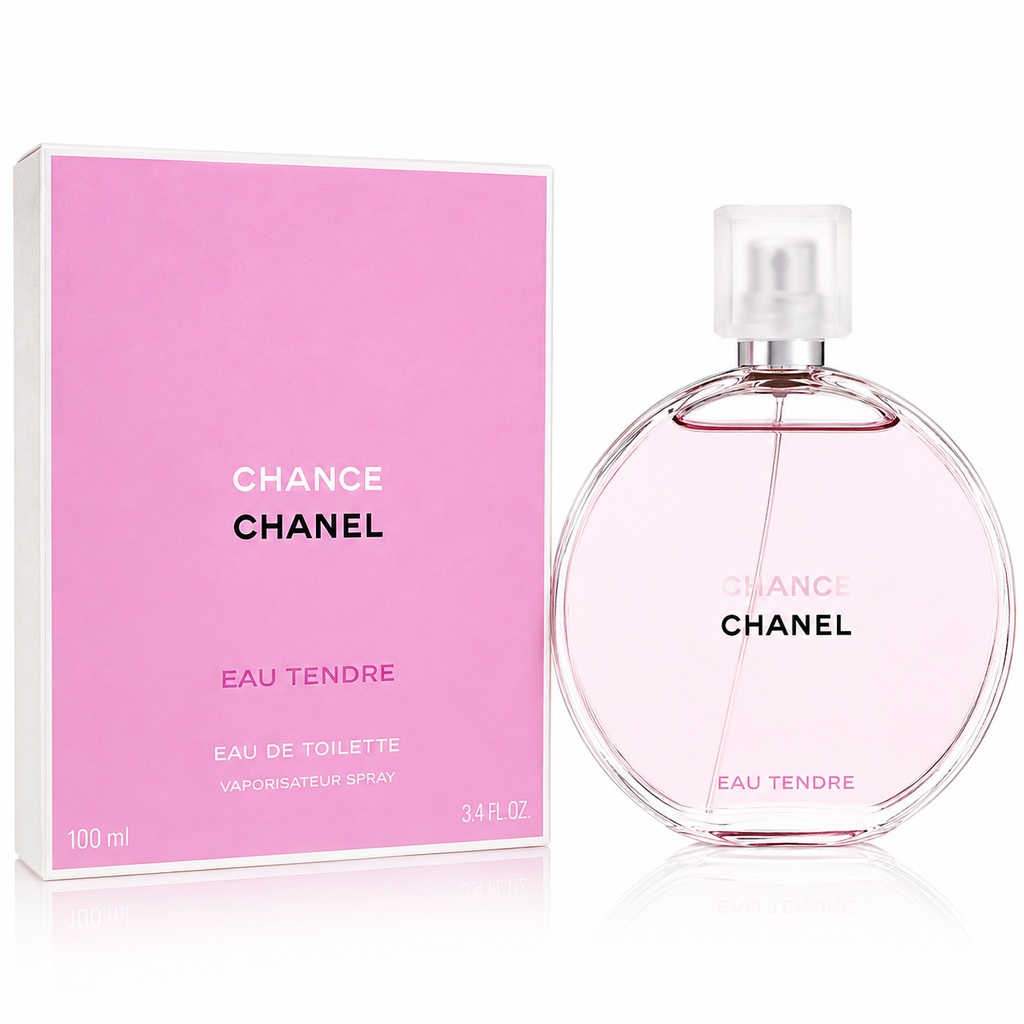 CHANEL Chance Eau Tendre Eau de Toilette EDT Spray 3.4 oz / 100 ml New Sealed