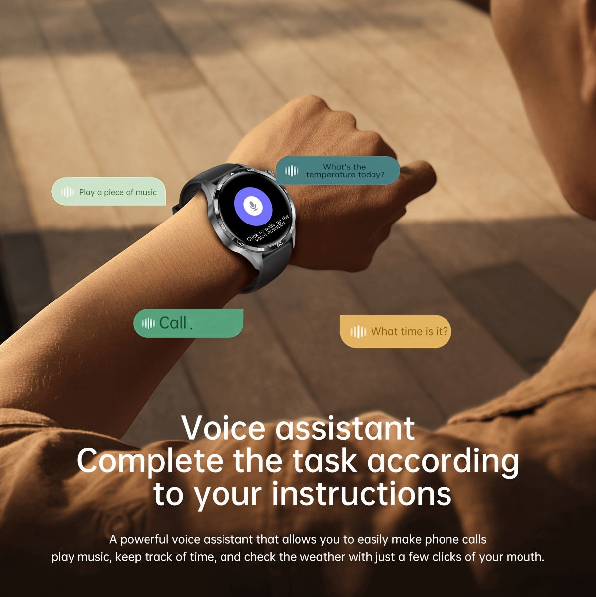 Paearofero - GT5 Pro Smartwatch With HD Display & AI Assist