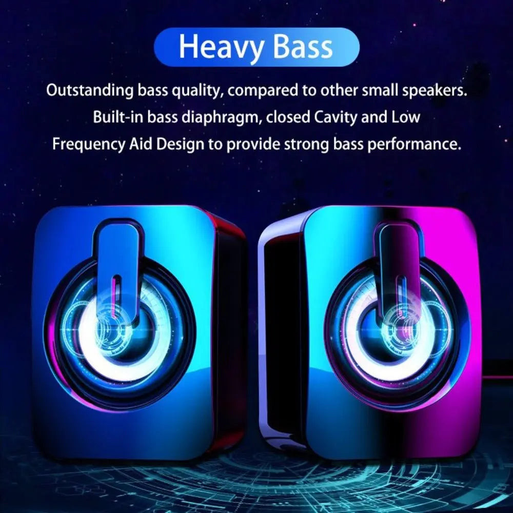 Mini RGB Computer Speaker -RGB Speakers