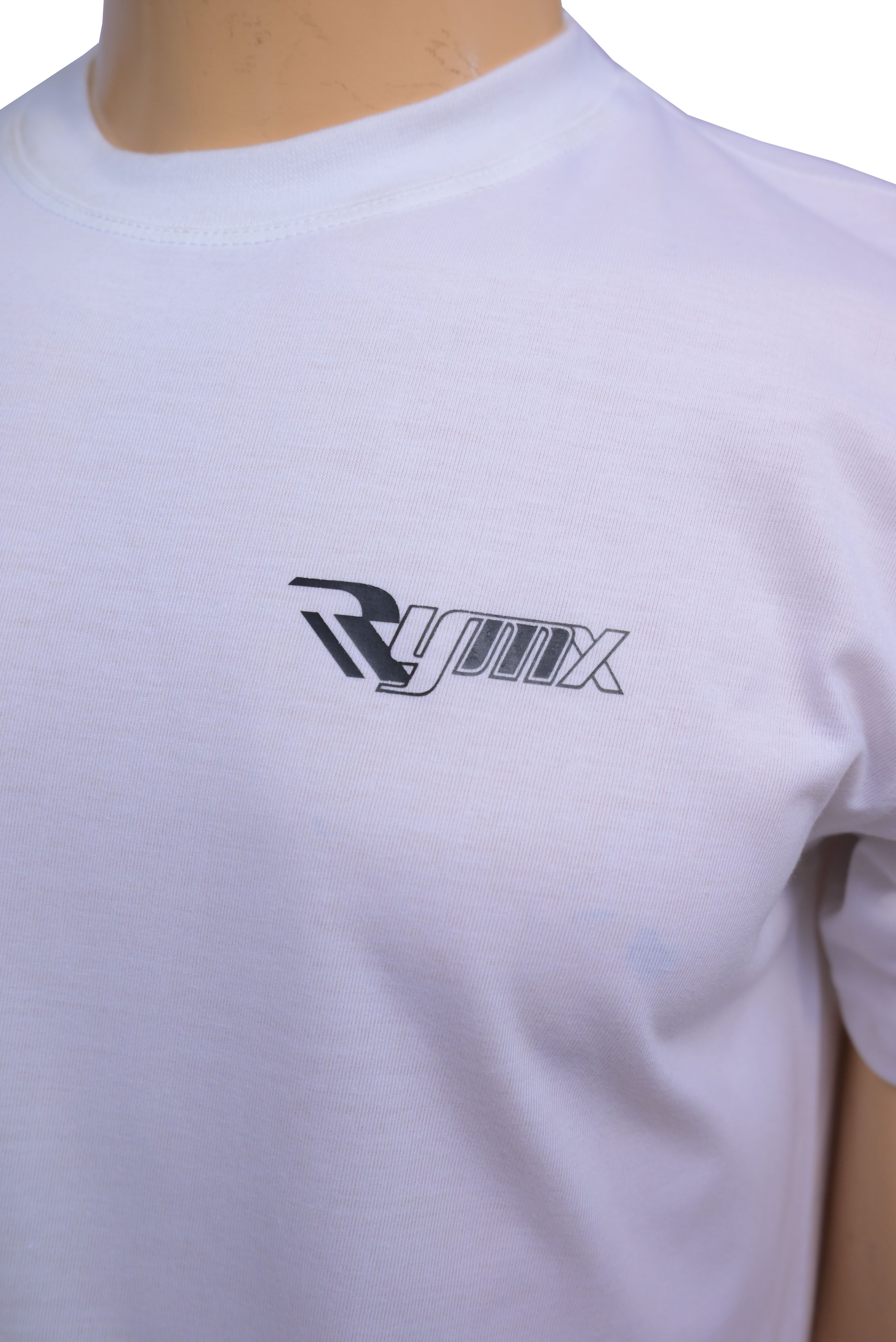 RYMX Men T-Shirt – 100% Cotton, Short Sleeve, Casual Slim Fit, Breathable